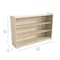 Flash Furniture Bright Beginnings Commercial Extra W 3 Shelf Wooden Classroom Open Storage Unit, Natural MK-ME088029-GG - alternate 2